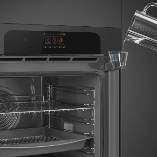 Духовой шкаф с паром SMEG SOP6204S2PB