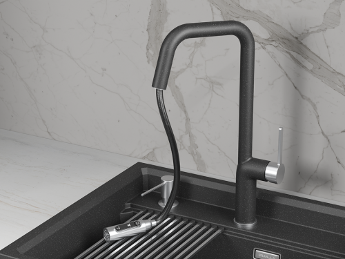 Смеситель GRANULA 9011, ЧЕРНЫЙ