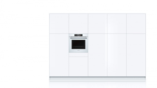 Духовой шкаф с функцией СВЧ и  пара BOSCH HNG6764W6