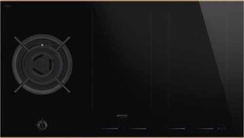 Комбинированная варочная панель газ + индукция SMEG PM6954R