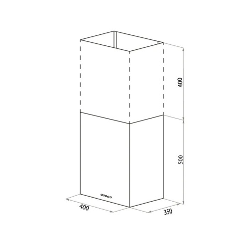 Вытяжка MEFERI MEFERI ROOMBOX40BK LIGHT