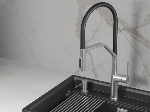 Смеситель GRANULA 9012, НЕРЖ