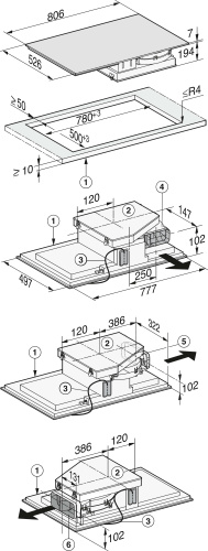 Индукционная варочная панель Miele KMDA 7634 FR