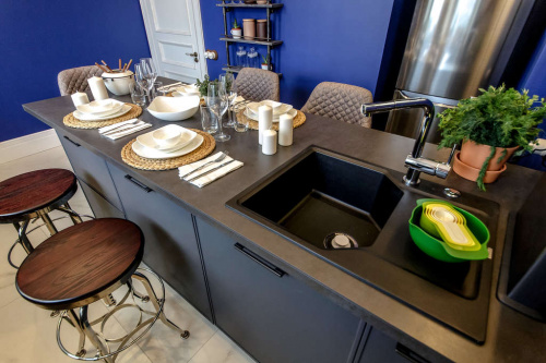 Мойка OMOIKIRI Yonaka 65-BL Черный