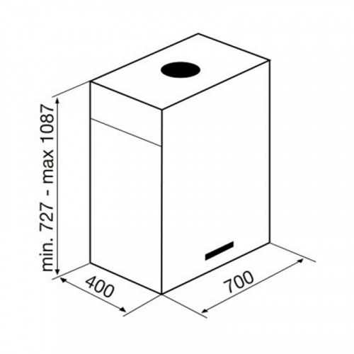 Вытяжка KORTING KHA 7950 X Cube