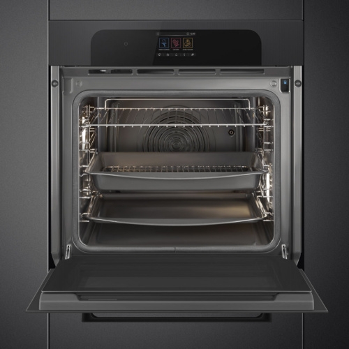 Духовой шкаф с паром SMEG SOP6204S2PB