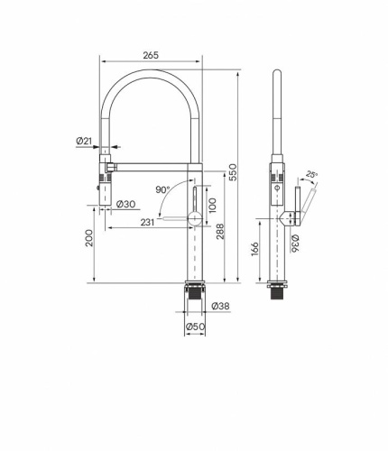 Смеситель PAULMARK LEADER Le214101-431, белый матовый