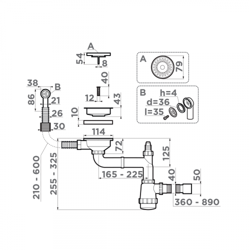 Арматура OMOIKIRI WK-1CL-R-AB022 Античная латунь