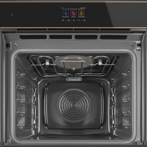 Духовой шкаф с свч SMEG SO6604M2PNR