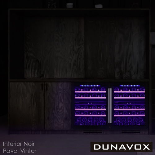 Встраиваемый винный шкаф DUNAVOX DAU-39.121DSS