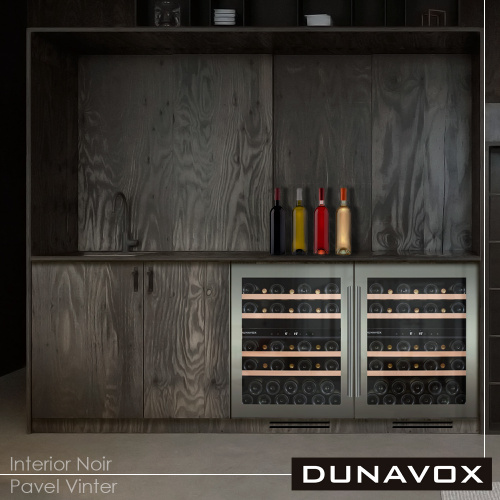Встраиваемый винный шкаф DUNAVOX DAUF-39.121DSS