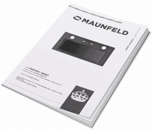 Вытяжка MAUNFELD FANTASY 1000ST 60 BLACK GLASS