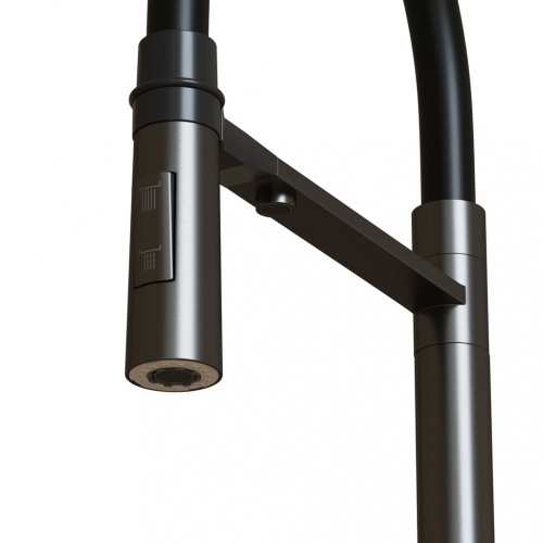 Смеситель Mixline MLSS-0401 черный графит/черный