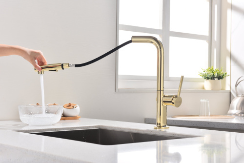 Смеситель PAULMARK NEO Ne214419-G, золото