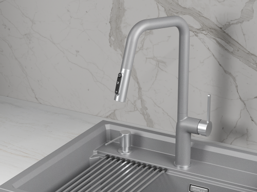 Смеситель GRANULA 9011, АЛЮМИНИУМ