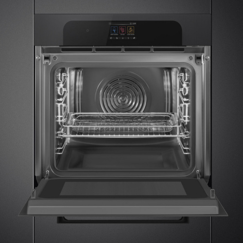 Духовой шкаф с свч и паром SMEG SO6204APB