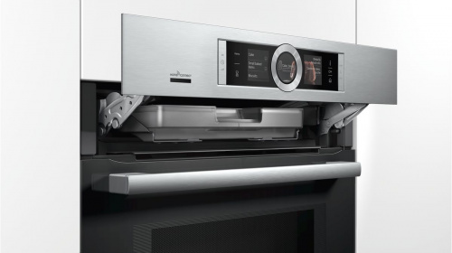 Духовой шкаф с функцией СВЧ и  пара BOSCH HNG6764S6