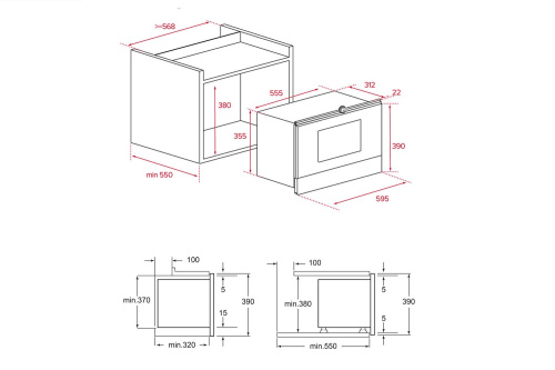 Микроволновая печь TEKA ML 8220 BIS L FULL BLACK