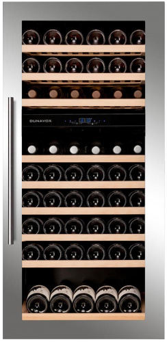 Встраиваемый винный шкаф DUNAVOX DAVS-72.185DSS