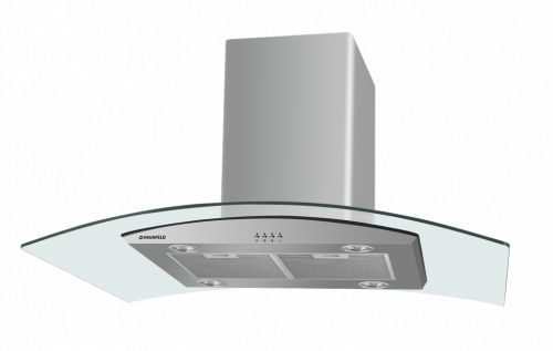Вытяжка MAUNFELD ANCONA PLUSA 90 INOX GLASS TRANSPARENT