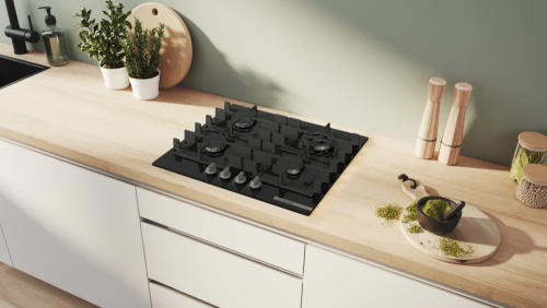 Встраиваемая газовая варочная панель BOSCH PNH6B6K40