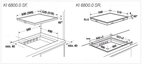 Индукционная варочная панель KUPPERSBUSCH KI 6800.0 SE
