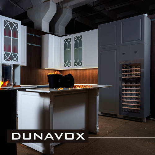 Встраиваемый винный шкаф DUNAVOX DX-74.230DB