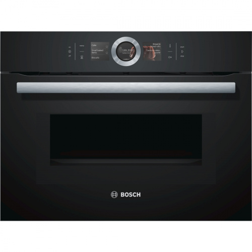 Компактный духовой шкаф с СВЧ BOSCH CMG6764B1