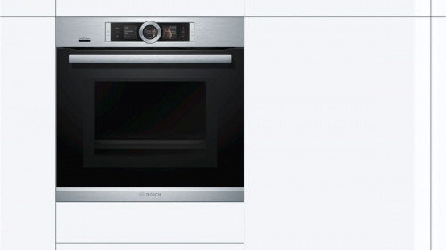 Духовой шкаф с функцией СВЧ и  пара BOSCH HNG6764S6