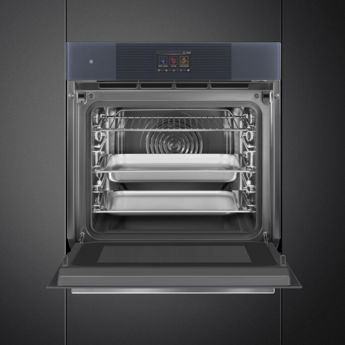 Духовой шкаф с микроволнами и паром SMEG SO6104APG