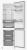Холодильник с инвертором MEFERI MFR185WH TOTAL NO FROST COMBI ULTRA