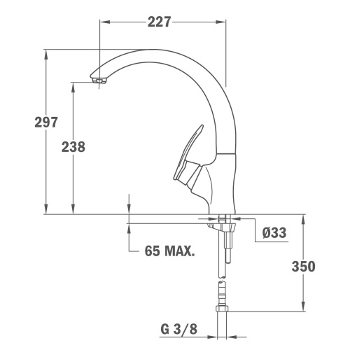 Cмеситель TEKA MC-10 PLUS 915 SAND BEIGE