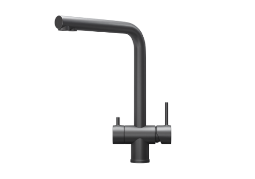 Смеситель GRANULA KS-7011, ГРАФИТ МАТОВЫЙ