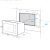 Встраиваемая микроволновая печь MIDEA TG925B8D-BL