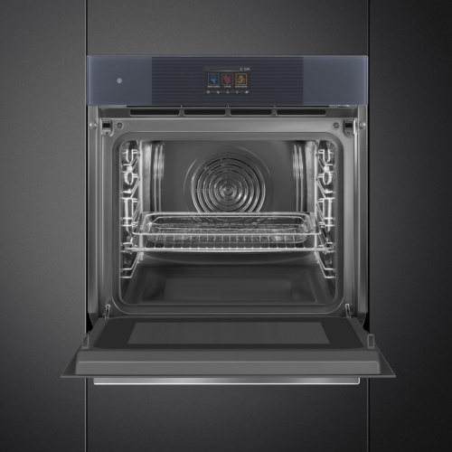 Духовой шкаф с микроволнами и паром SMEG SO6104APG
