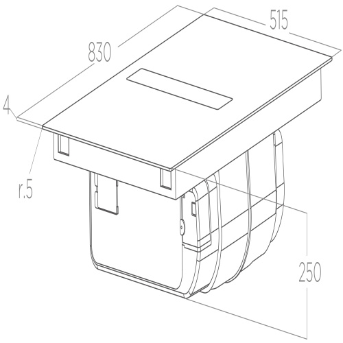 Индукционная варочная панель Elica NIKOLATESLA FIT XL RAW BR/A/83