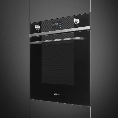 Духовой шкаф с СВЧ SMEG SO6102M2N