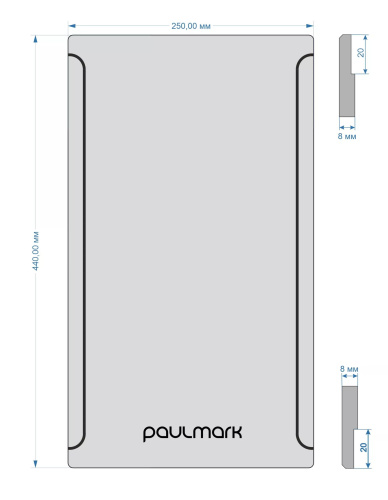 Разделочная доска PLATTE 375 Pl440-AN