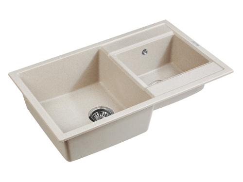 Мойка PAULMARK TANDEM PM238250-BE, бежевый