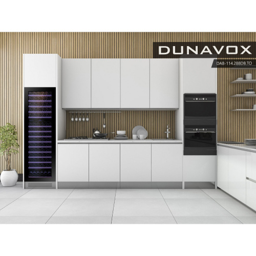 Встраиваемый винный шкаф DUNAVOX DAVG-114.288DB.TO
