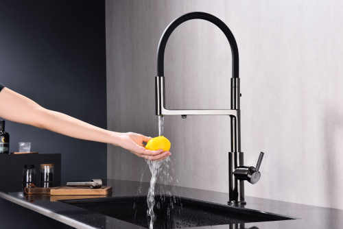 Смеситель PAULMARK TORNADO To213402-GB, черный глянцевый