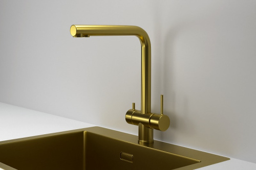 Смеситель GRANULA KS-7011, ЗОЛОТО САТИН