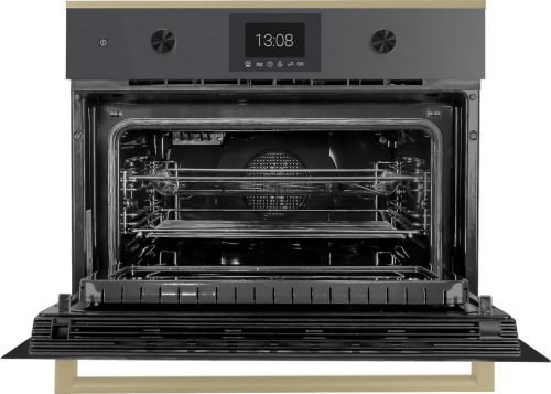 Компактный духовой шкаф с микроволнами KUPPERSBUSCH CBM 6350.0 GPH 4 Gold