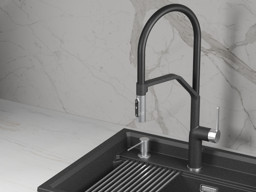 Смеситель GRANULA 9012, ЧЁРНЫЙ