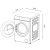 Стиральная машина с сушкой и паром LEX LWM12812WID
