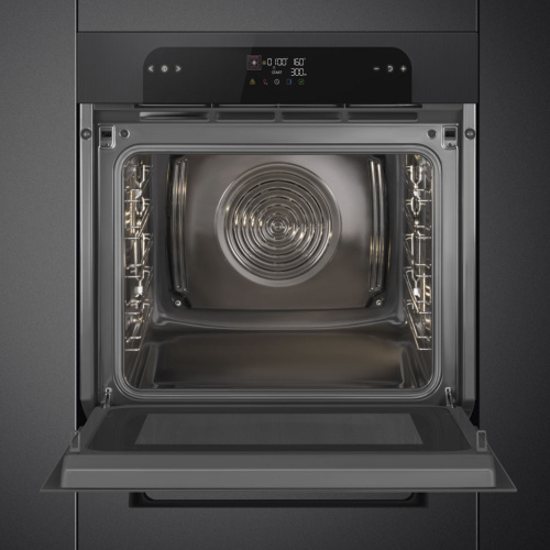Духовой шкаф с свч SMEG SO6202M2B