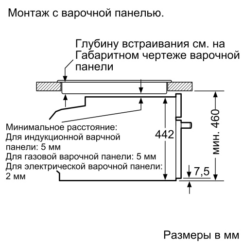 Компактный паровой духовой шкаф  BOSCH CDG634AB0