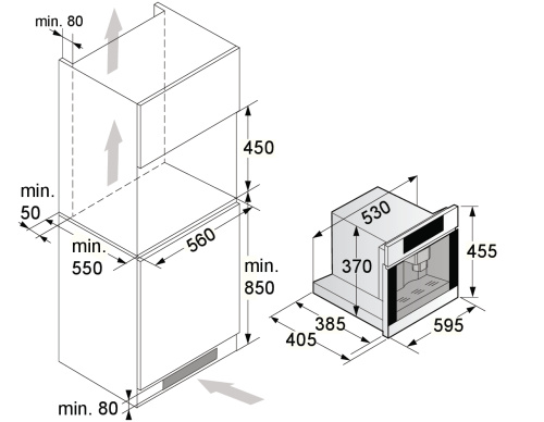 Встраиваемая кофемашина ASKO CMB54BG