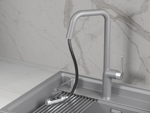 Смеситель GRANULA 9011, АЛЮМИНИУМ