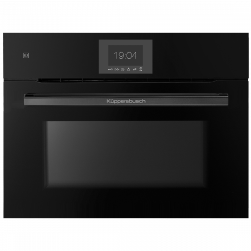 Компактный духовой шкаф с микроволнами KUPPERSBUSCH CBM 6570.0 X2 Black Chrome